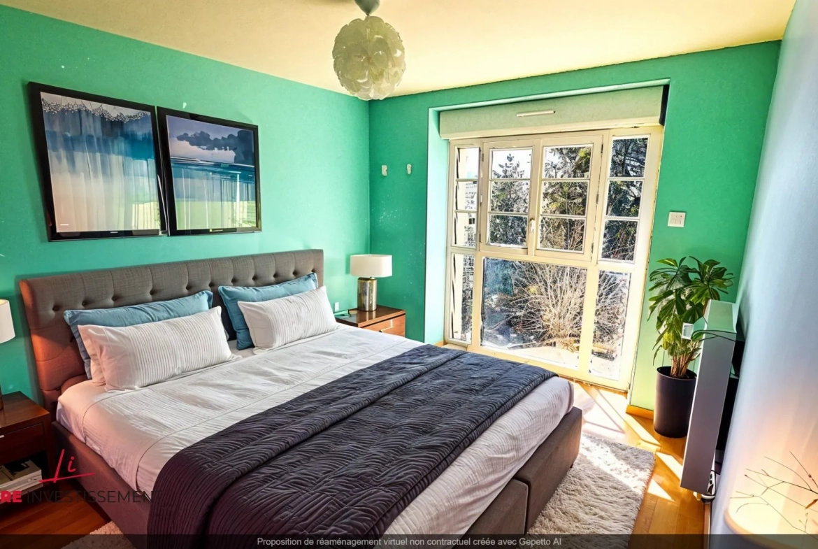 Appartement duplex T3 lumineux avec jardin à Saint-Étienne 