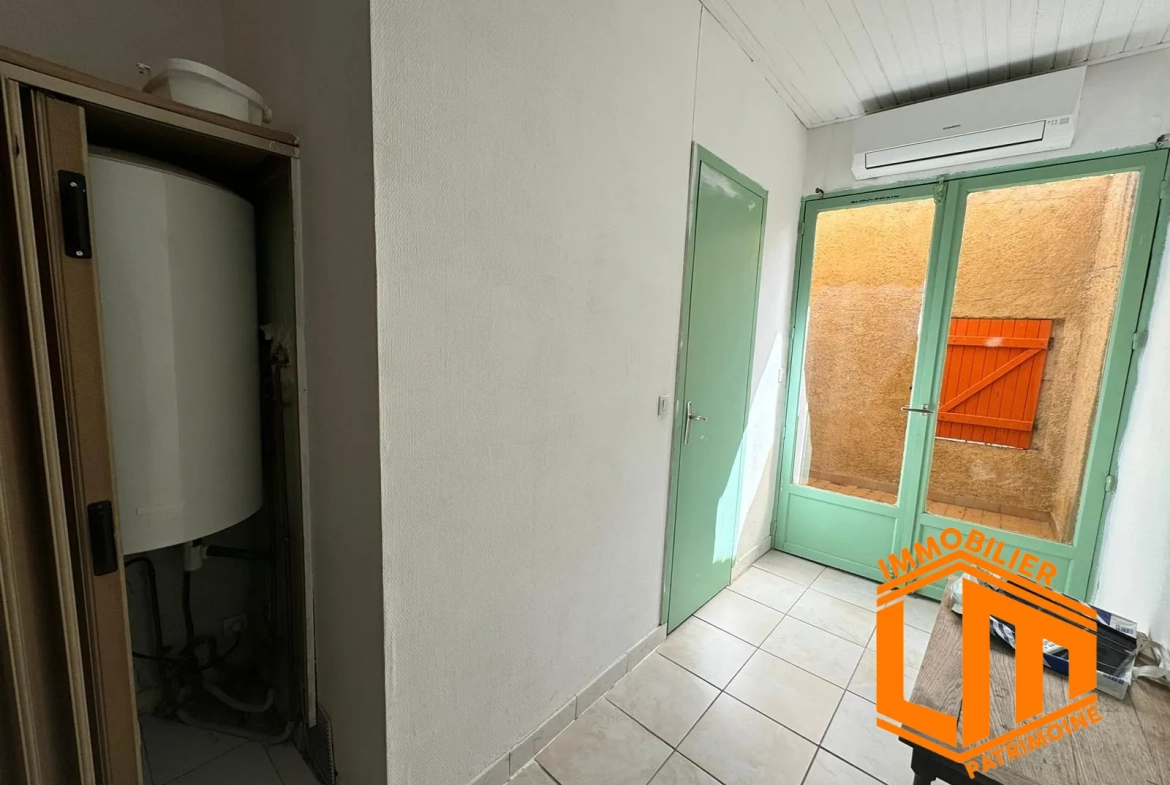 Maison de village à vendre à Bessan - 66 m² avec terrasse et garage 