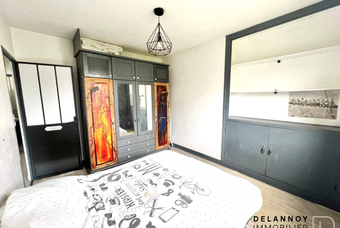 Appartement à vendre à Lille Saint Maurice Pellevoisin, 3 pièces, 53 m², balcon et cave 