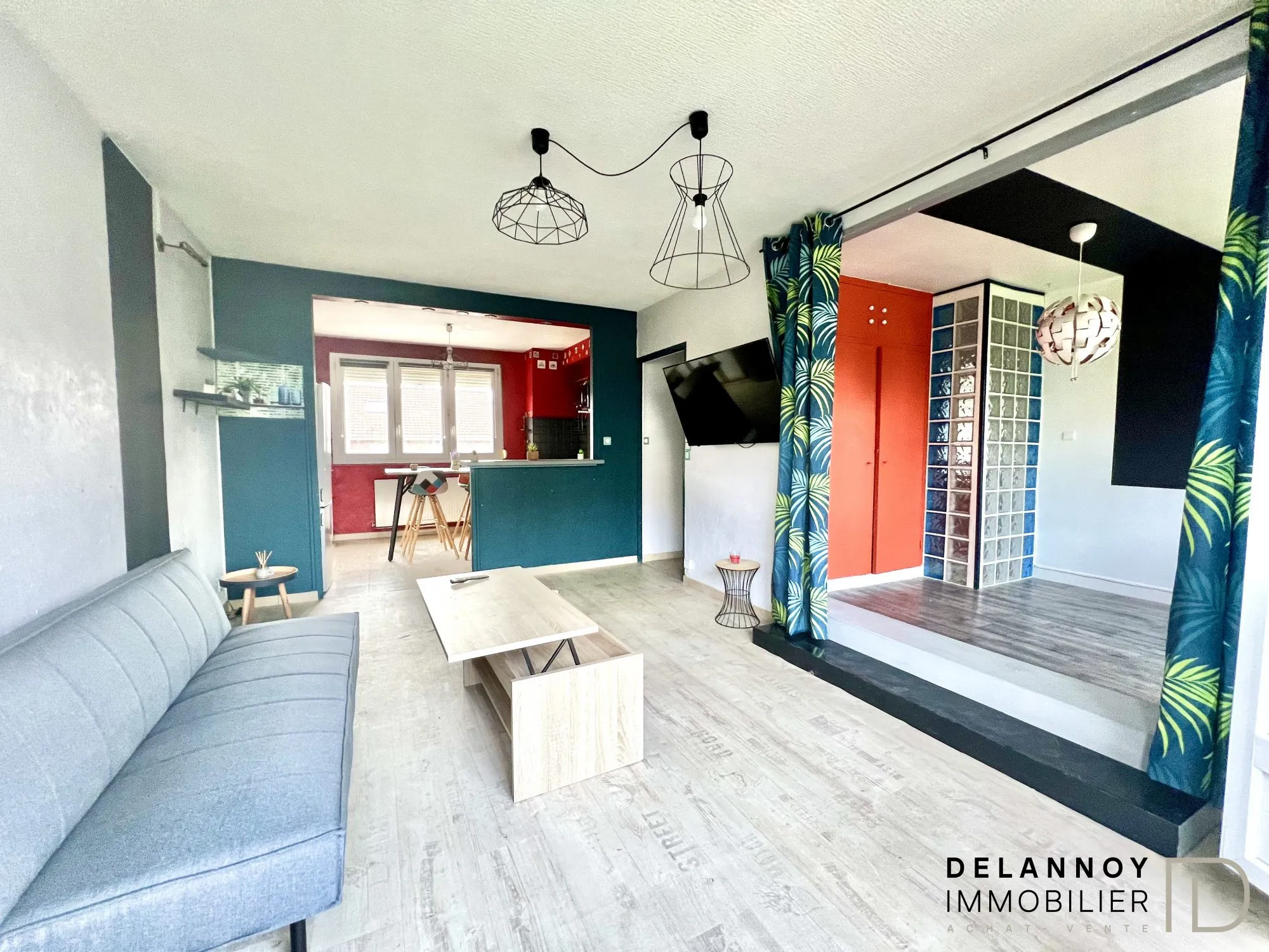 Appartement à vendre à Lille Saint Maurice Pellevoisin, 3 pièces, 53 m², balcon et cave 