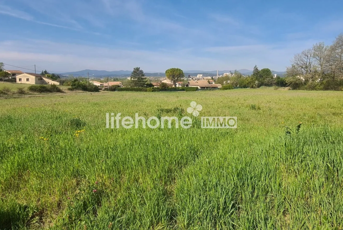 Terrain à bâtir de 560 m² à Salindres, proche d'Alès 