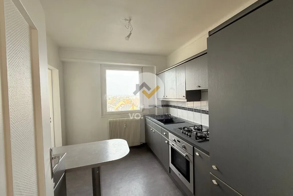 Appartement lumineux de 3 pièces avec vue dégagée à Strasbourg Koenigshoffen 