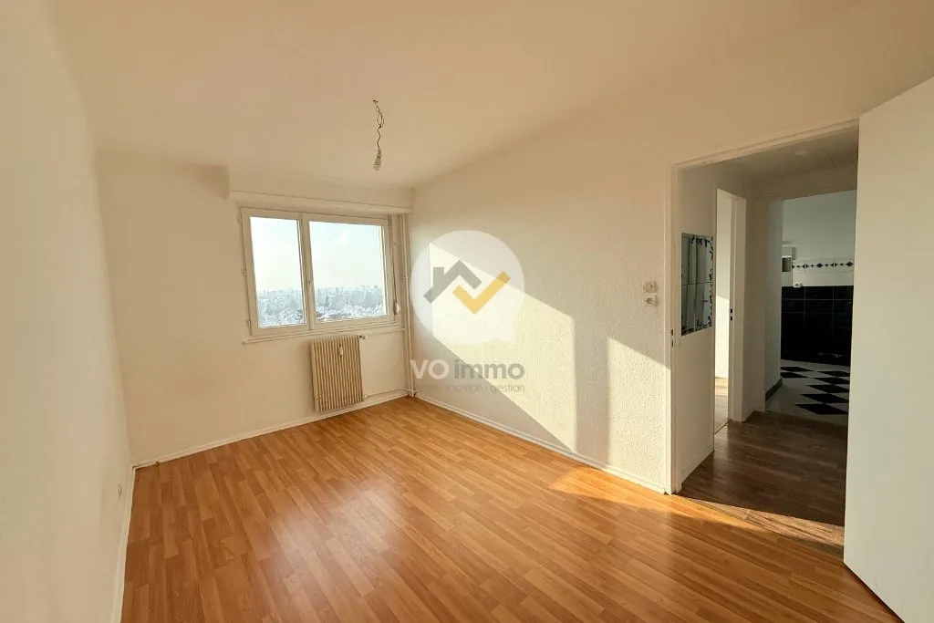 Appartement lumineux de 3 pièces avec vue dégagée à Strasbourg Koenigshoffen 