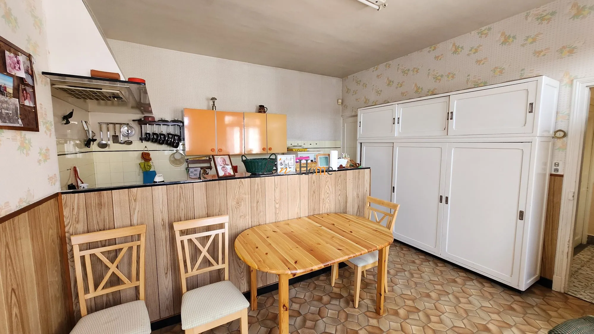 Maison de caractère à vendre à Bertincourt avec grange et jardin clôturé 