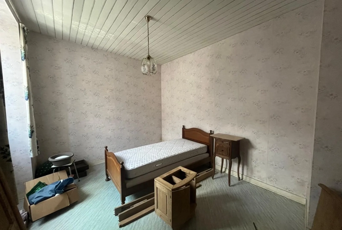 Charmante maison à vendre à Sens-de-Bretagne avec garage, préau et fort potentiel de rénovation 