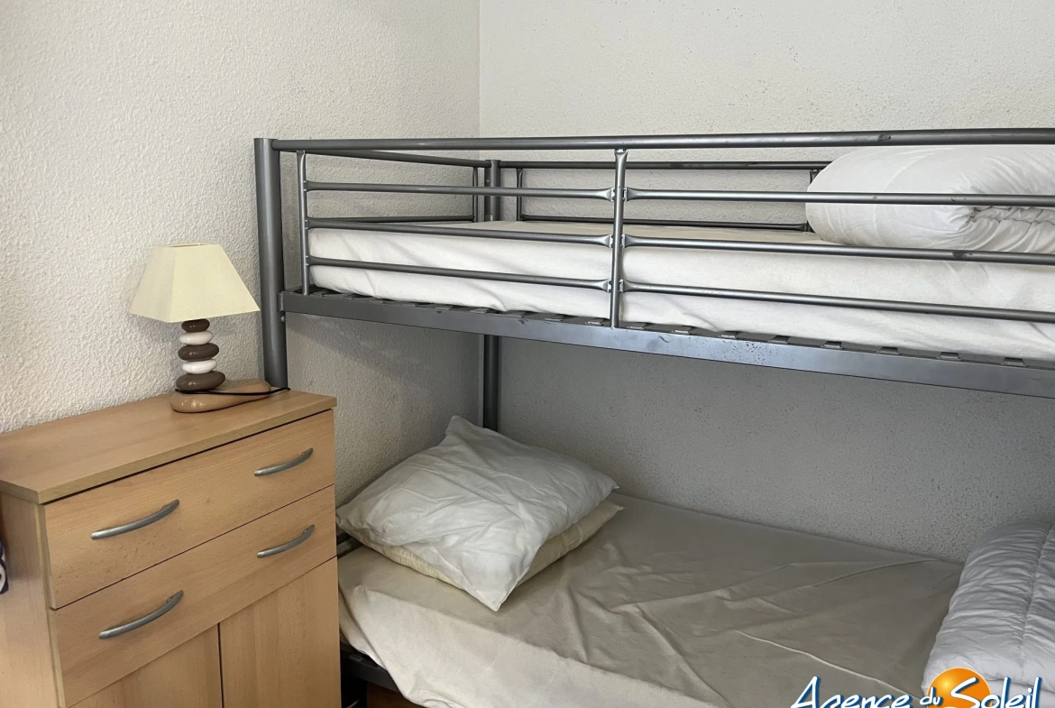 Appartement T1 avec terrasse à vendre à Gruissan de 23 m² 