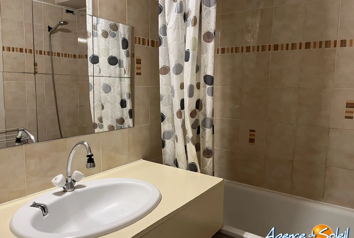 Appartement T1 avec terrasse à vendre à Gruissan de 23 m² 