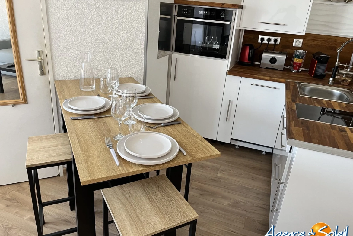 Appartement T1 avec terrasse à vendre à Gruissan de 23 m² 