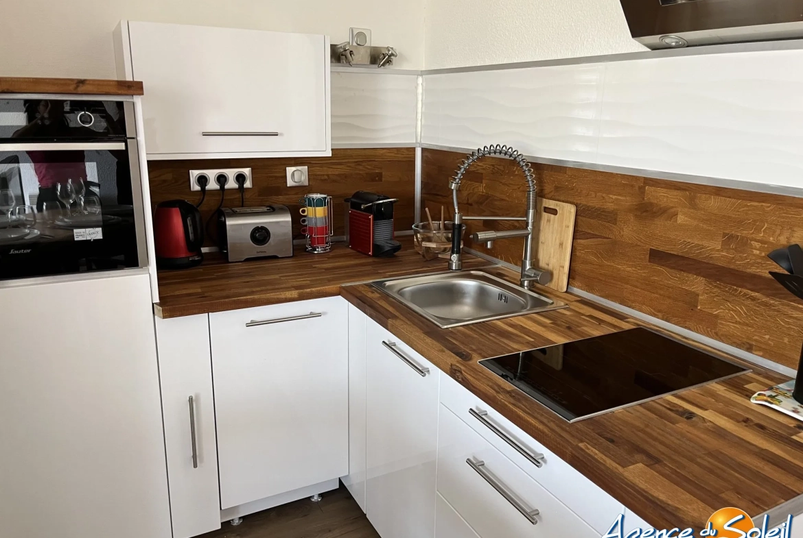 Appartement T1 avec terrasse à vendre à Gruissan de 23 m² 