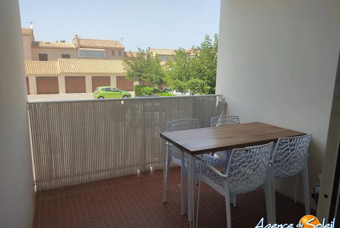 Appartement T1 avec terrasse à vendre à Gruissan de 23 m² 