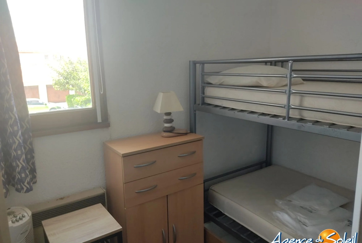 Appartement T1 avec terrasse à vendre à Gruissan de 23 m² 