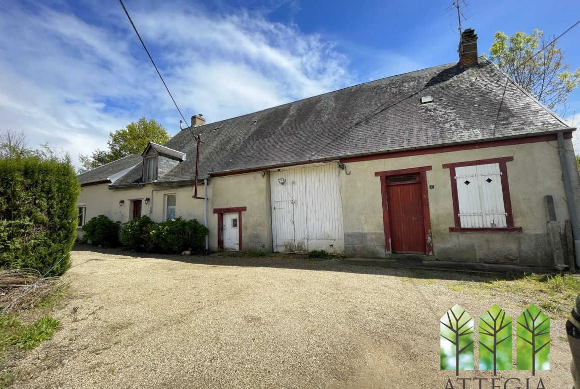 À vendre maison de 130 m² avec terrain, proche de Bonnat, environnement paisible 