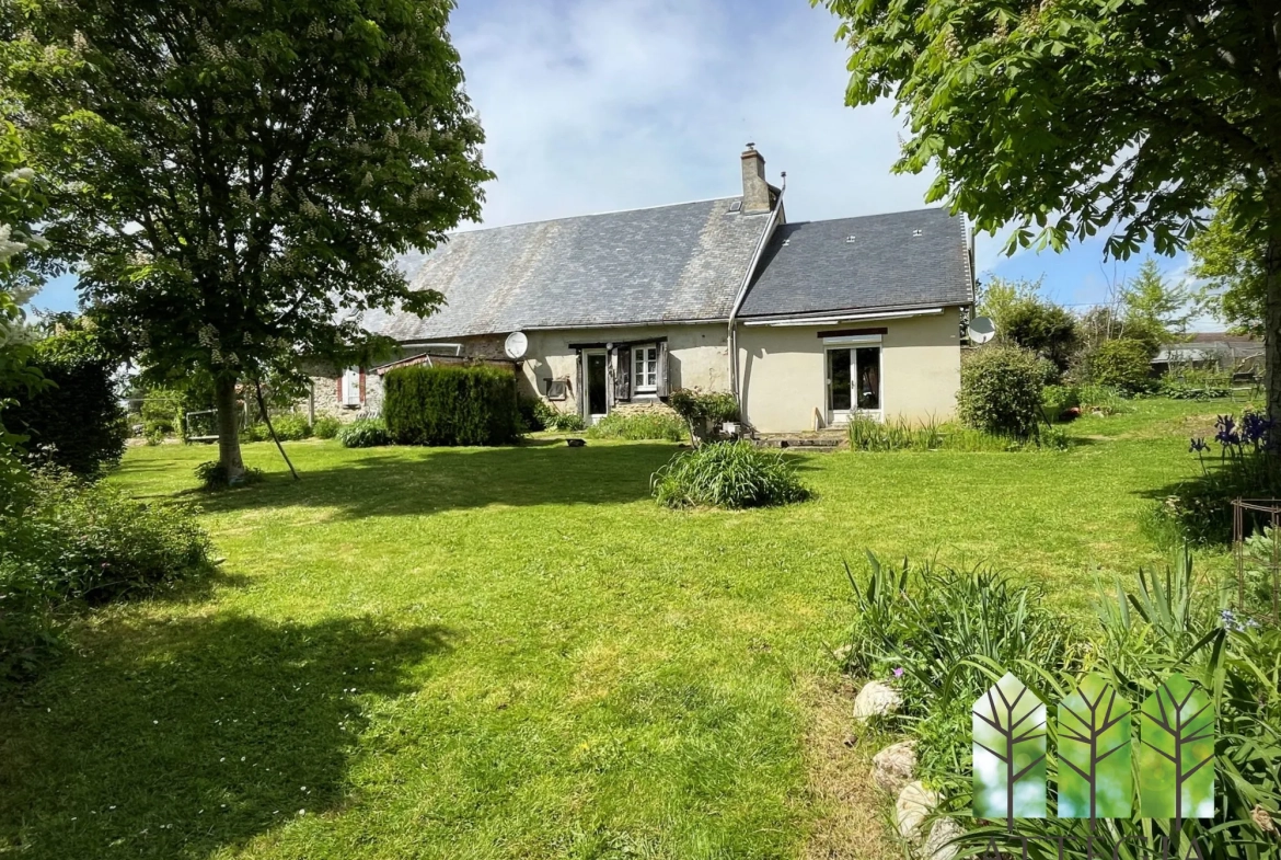 À vendre maison de 130 m² avec terrain, proche de Bonnat, environnement paisible 