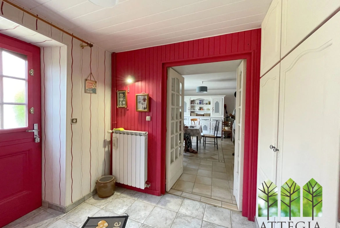 À vendre maison de 130 m² avec terrain, proche de Bonnat, environnement paisible 