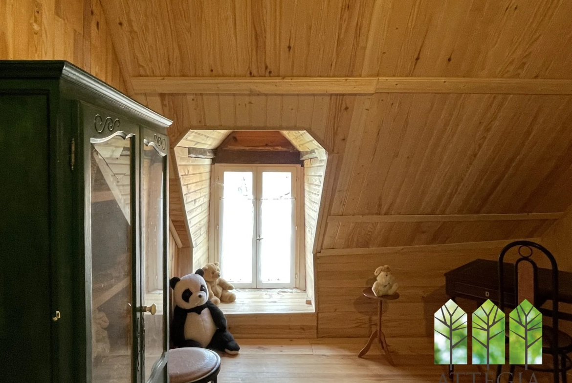 À vendre maison de 130 m² avec terrain, proche de Bonnat, environnement paisible 