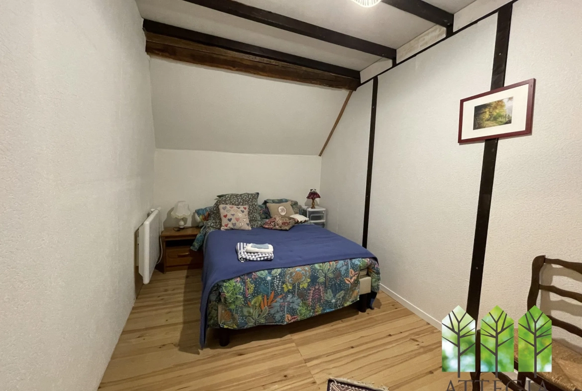 À vendre maison de 130 m² avec terrain, proche de Bonnat, environnement paisible 