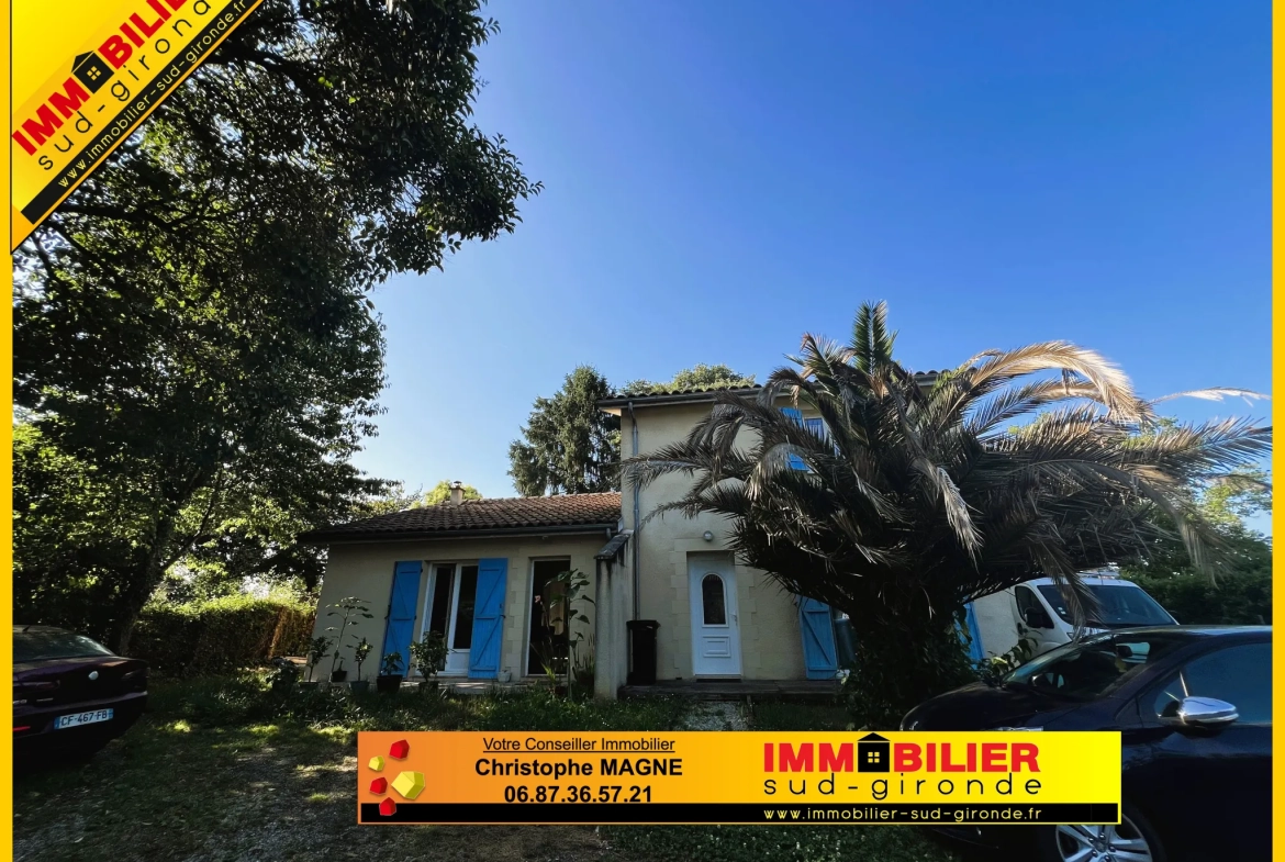 Immeuble locatif avec deux maisons louées à Saint Martin de Sescas 