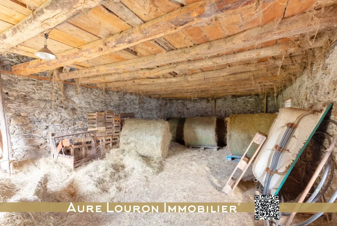 Grange pyrénéenne à vendre sur les hauteurs d’Arreau - potentiel d’aménagement 