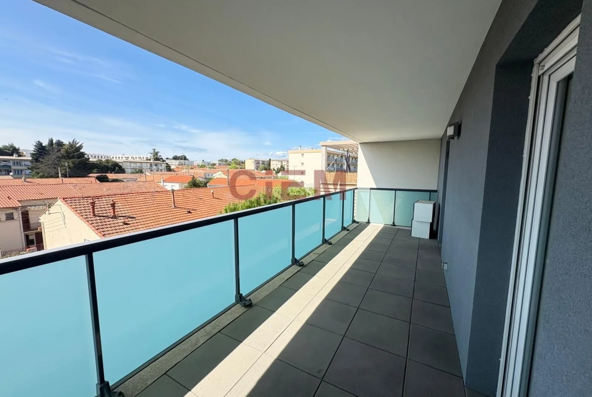 Appartement T3 lumineux avec deux terrasses à Montpellier Sud 