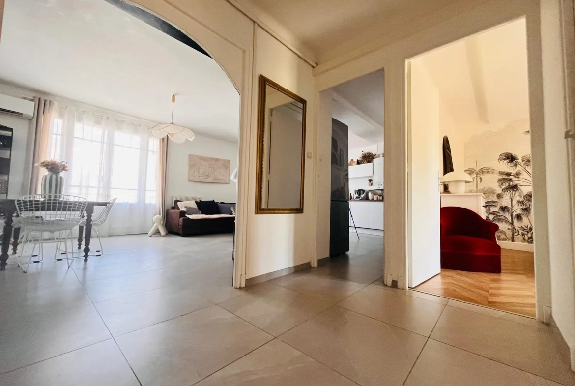 Appartement T4 rénové à Perpignan secteur Kennedy avec balcon et terrasse 