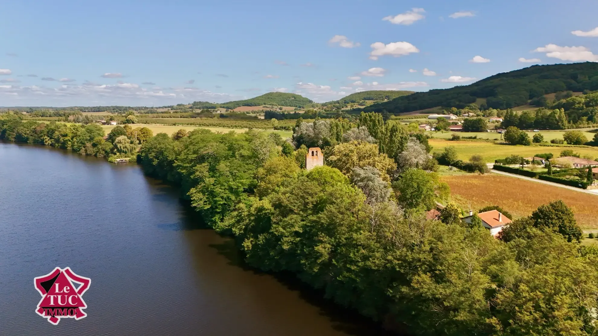Maison 5 chambres avec vue sur la rivière à Penne d’Agenais 