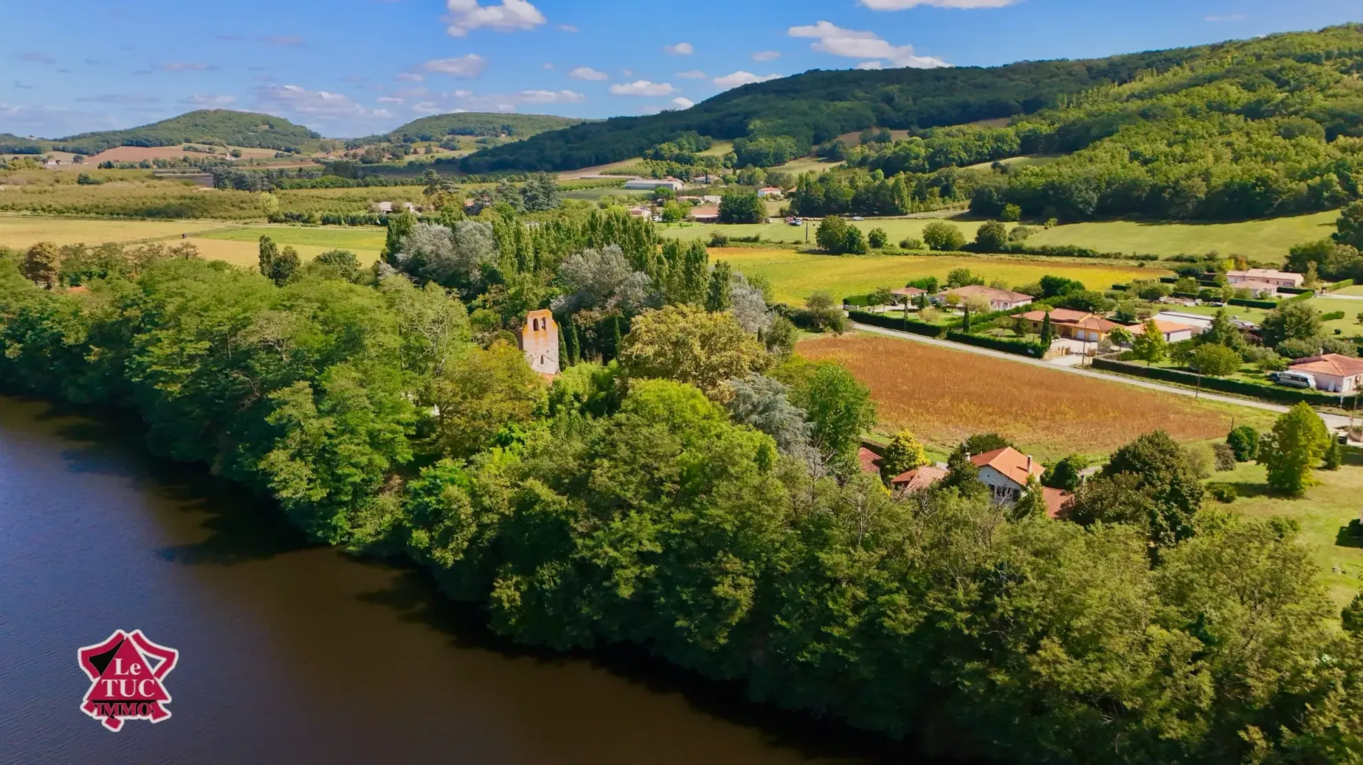 Maison 5 chambres avec vue sur la rivière à Penne d’Agenais 