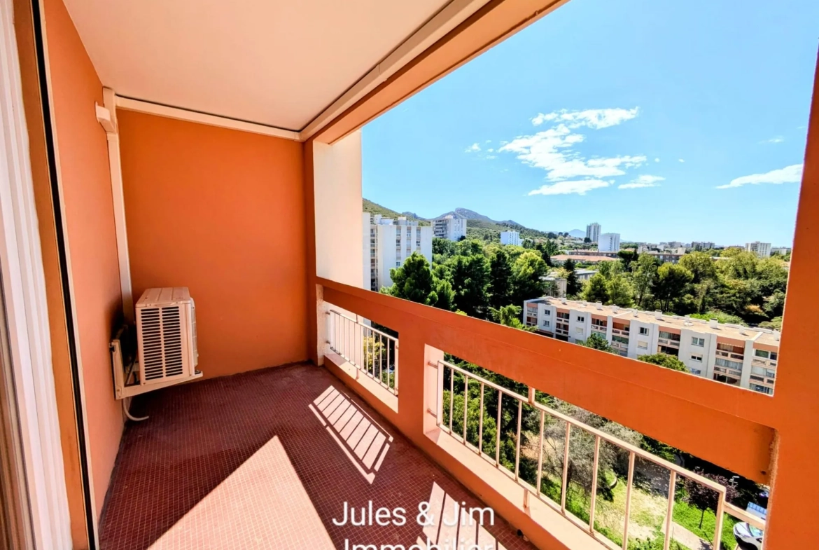 Vente appartement Type 3/4 de 68 m² avec balcon à Marseille 