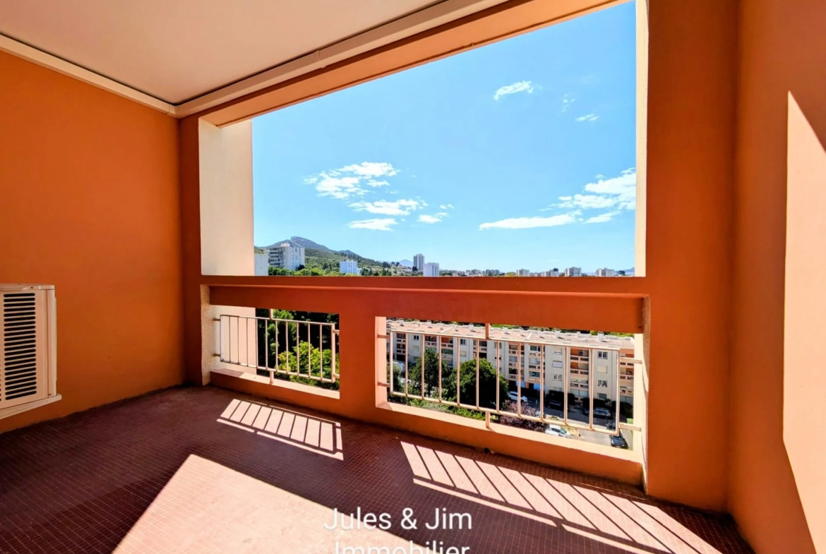 Vente appartement Type 3/4 de 68 m² avec balcon à Marseille 