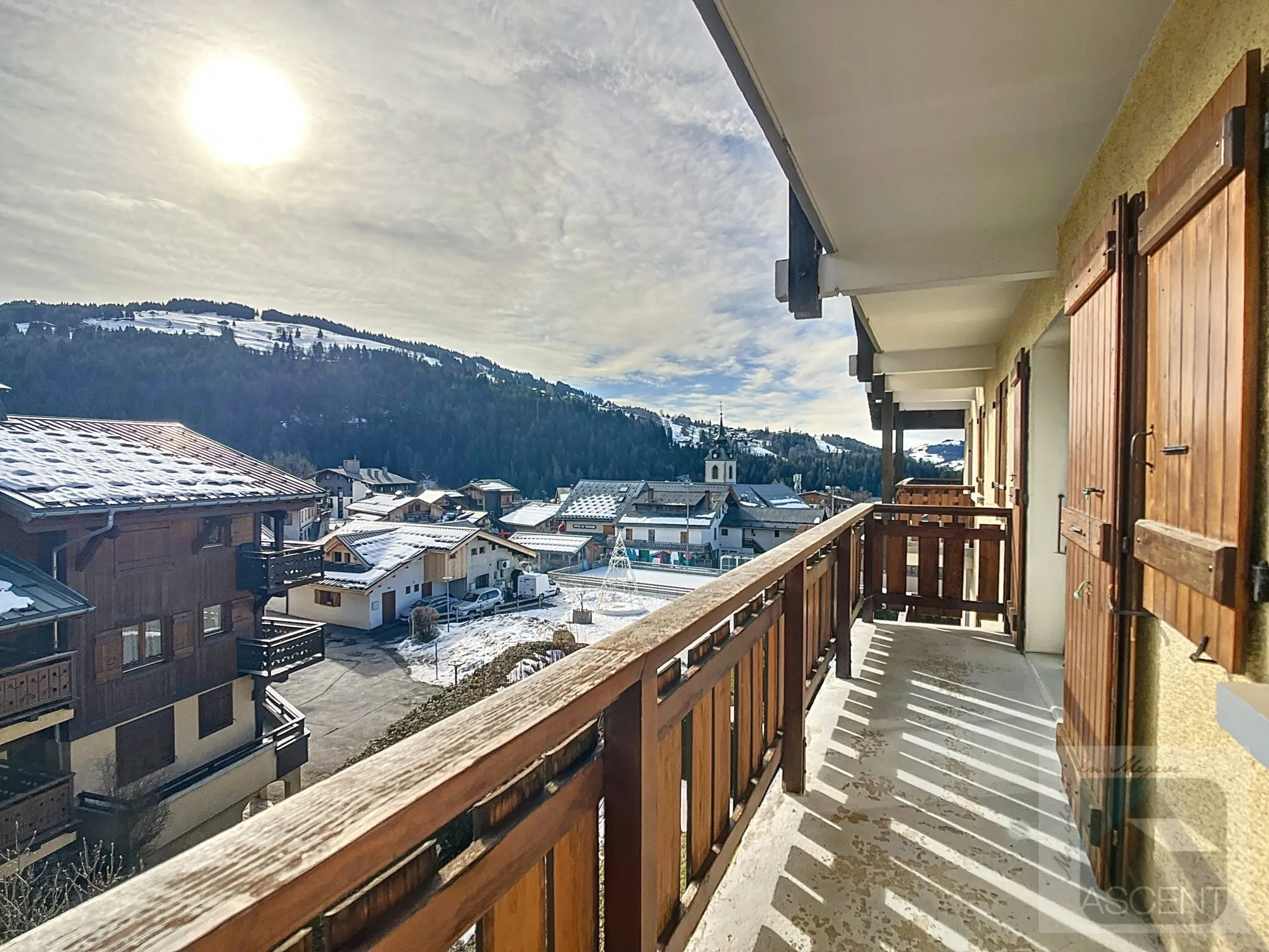 Appartement à vendre à Notre Dame de Bellecombe avec balcon et place de parking 