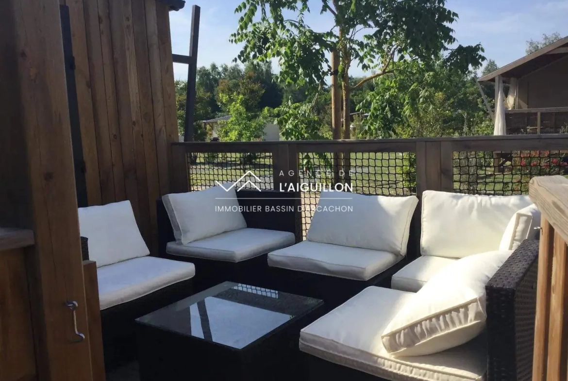Chalet à vendre à La Teste-de-Buch dans un parc résidentiel 4 étoiles 