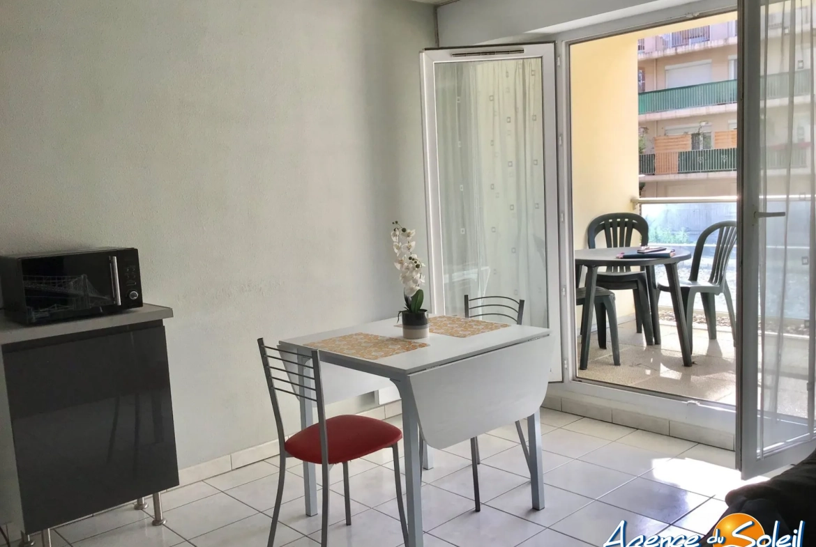 Appartement T2 meublé avec terrasse et parking à Perpignan 
