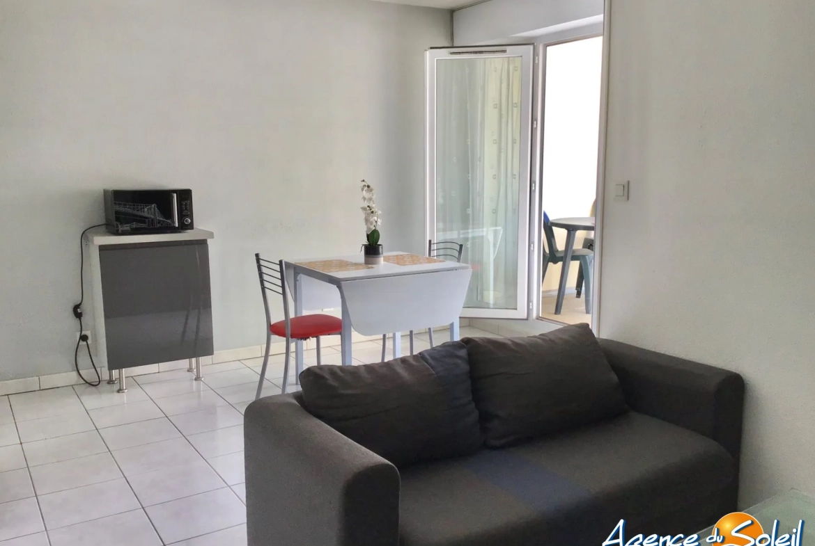 Appartement T2 meublé avec terrasse et parking à Perpignan 