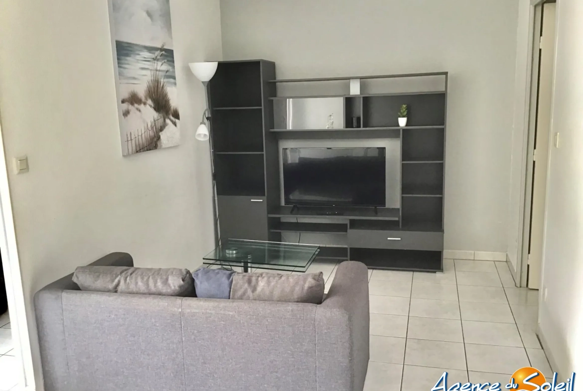 Appartement T2 meublé avec terrasse et parking à Perpignan 
