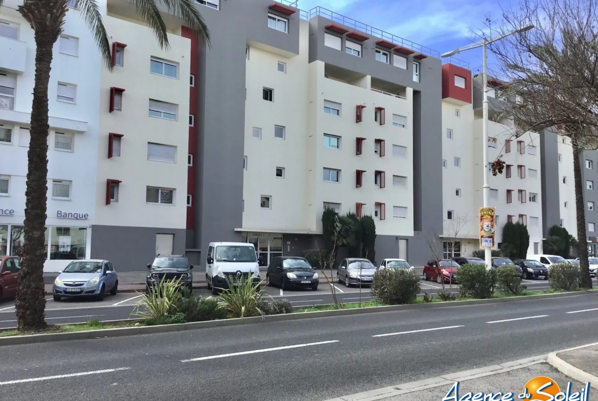 Appartement T2 meublé avec terrasse et parking à Perpignan 