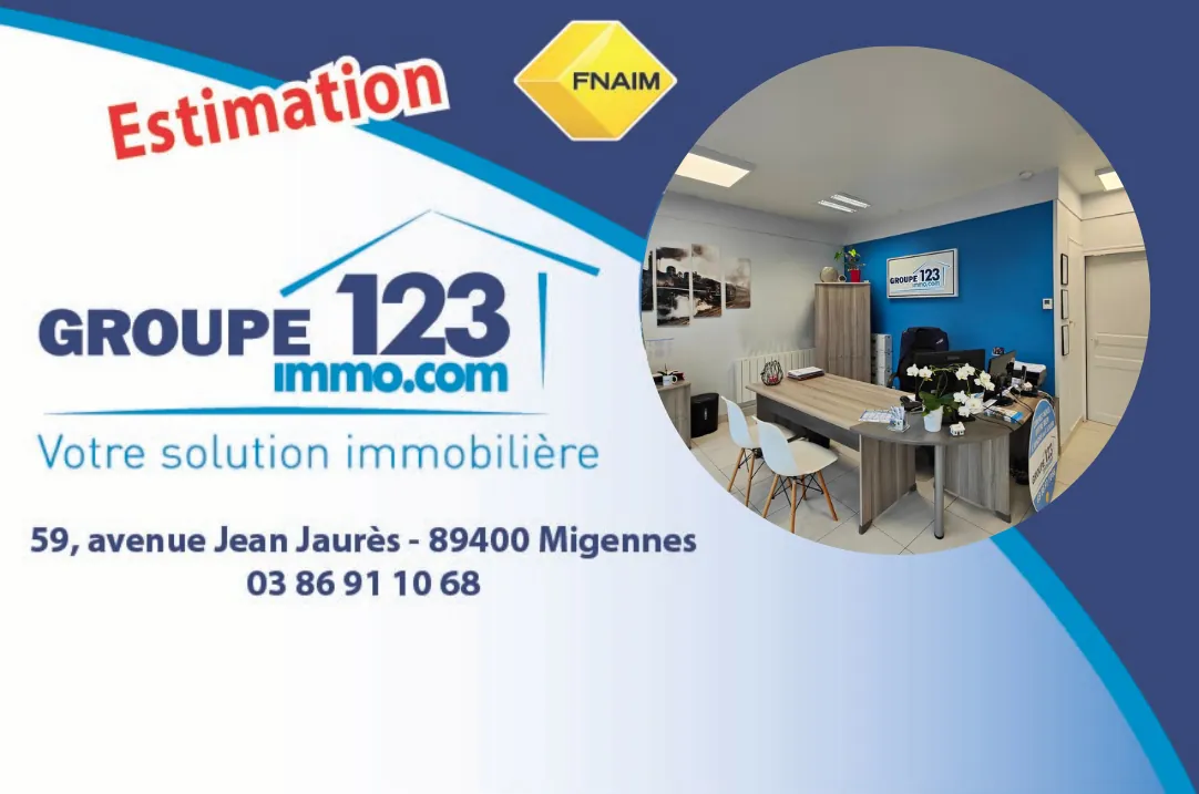 Maison familiale avec sous-sol total à Migennes – Spacieuse et fonctionnelle 