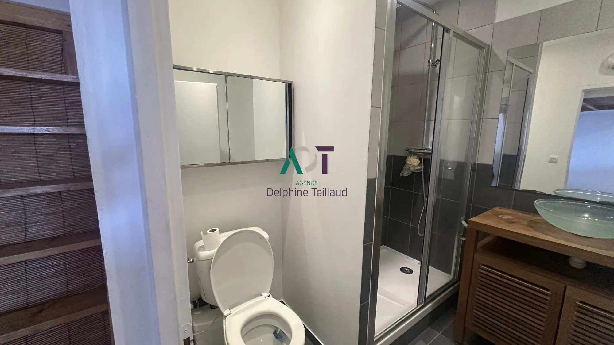 Appartement de 37m² à Grenoble avec balcon, vue ouest, vendu meublé 