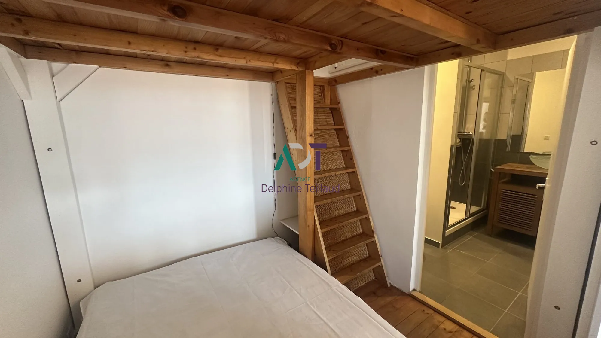 Appartement de 37m² à Grenoble avec balcon, vue ouest, vendu meublé 
