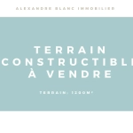 Terrain arboré de 1200 m² à Villevieille pour construction avec piscine