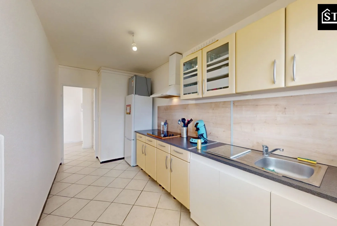 Spacieux appartement T3 rénové avec balcon à Montbéliard en vente 