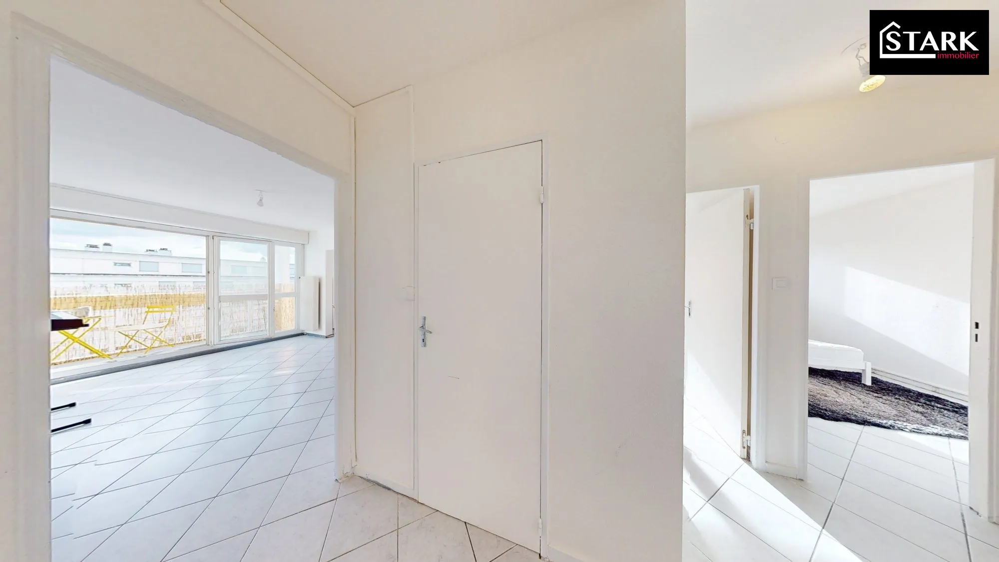 Spacieux appartement T3 rénové avec balcon à Montbéliard en vente 