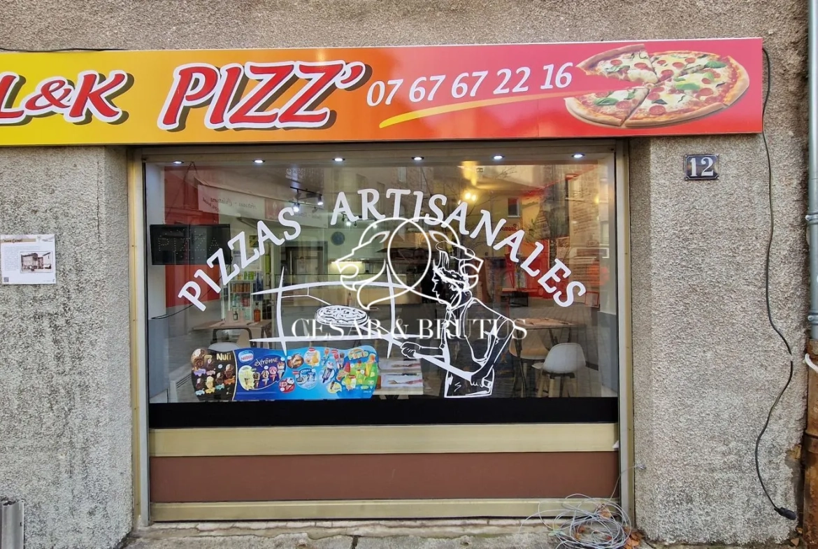 Fonds de commerce pour restaurant en hyper-centre d'Yssingeaux - 31 m² 
