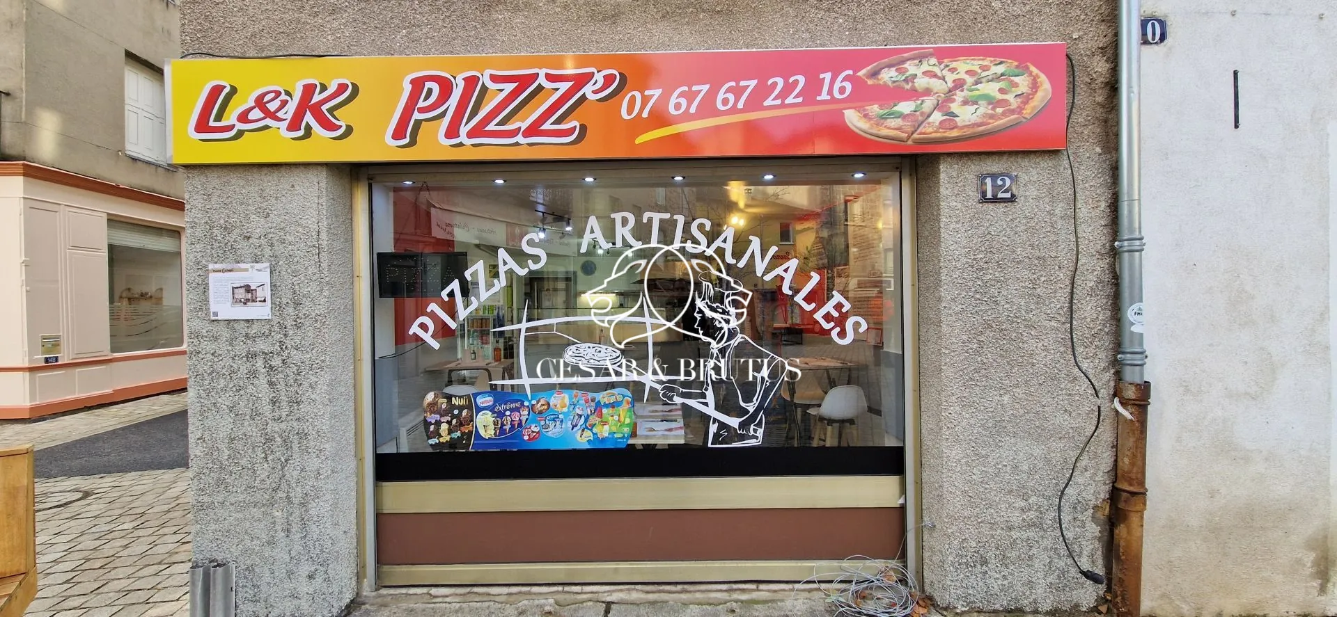 Fonds de commerce pour restaurant en hyper-centre d'Yssingeaux - 31 m² 