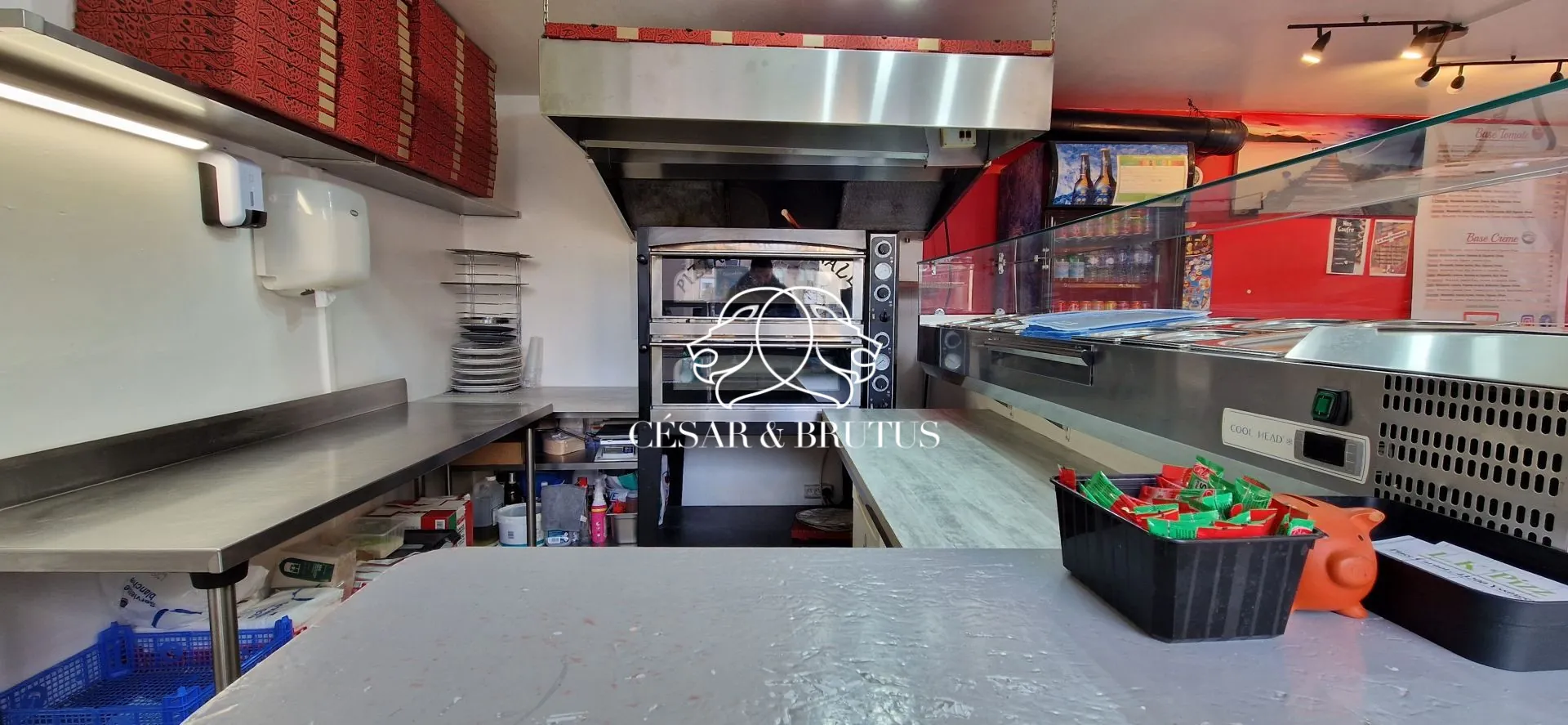 Fonds de commerce pour restaurant en hyper-centre d'Yssingeaux - 31 m² 