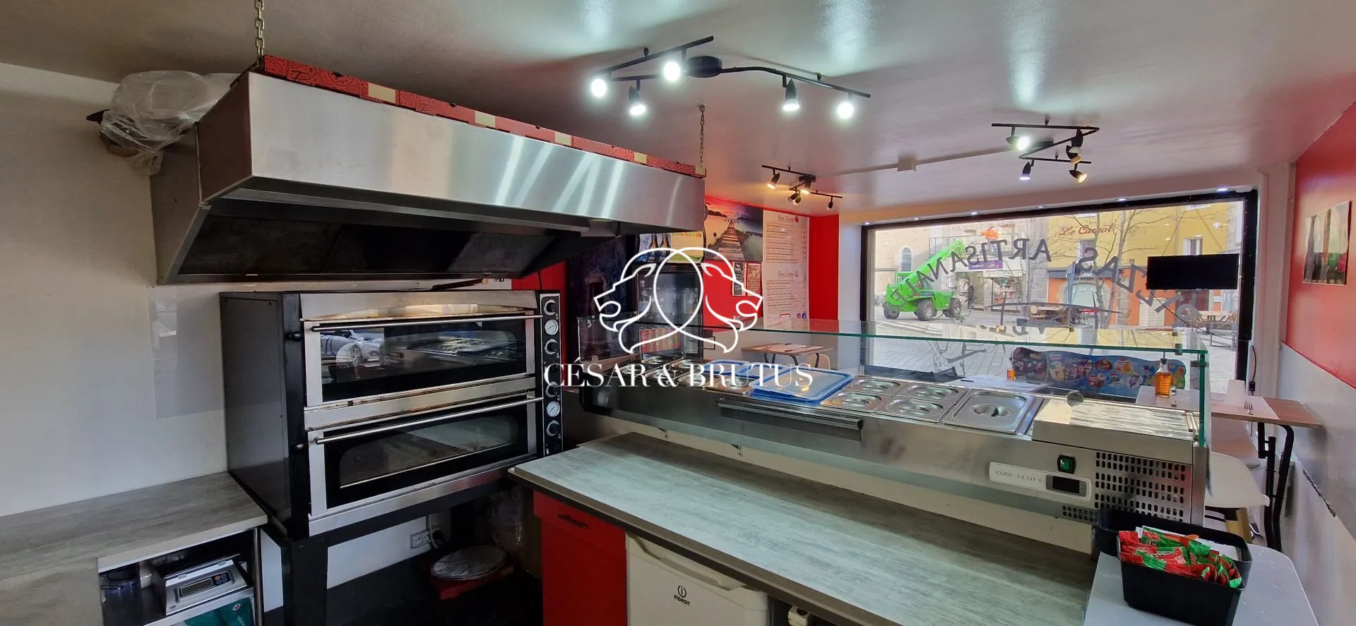 Fonds de commerce pour restaurant en hyper-centre d'Yssingeaux - 31 m² 