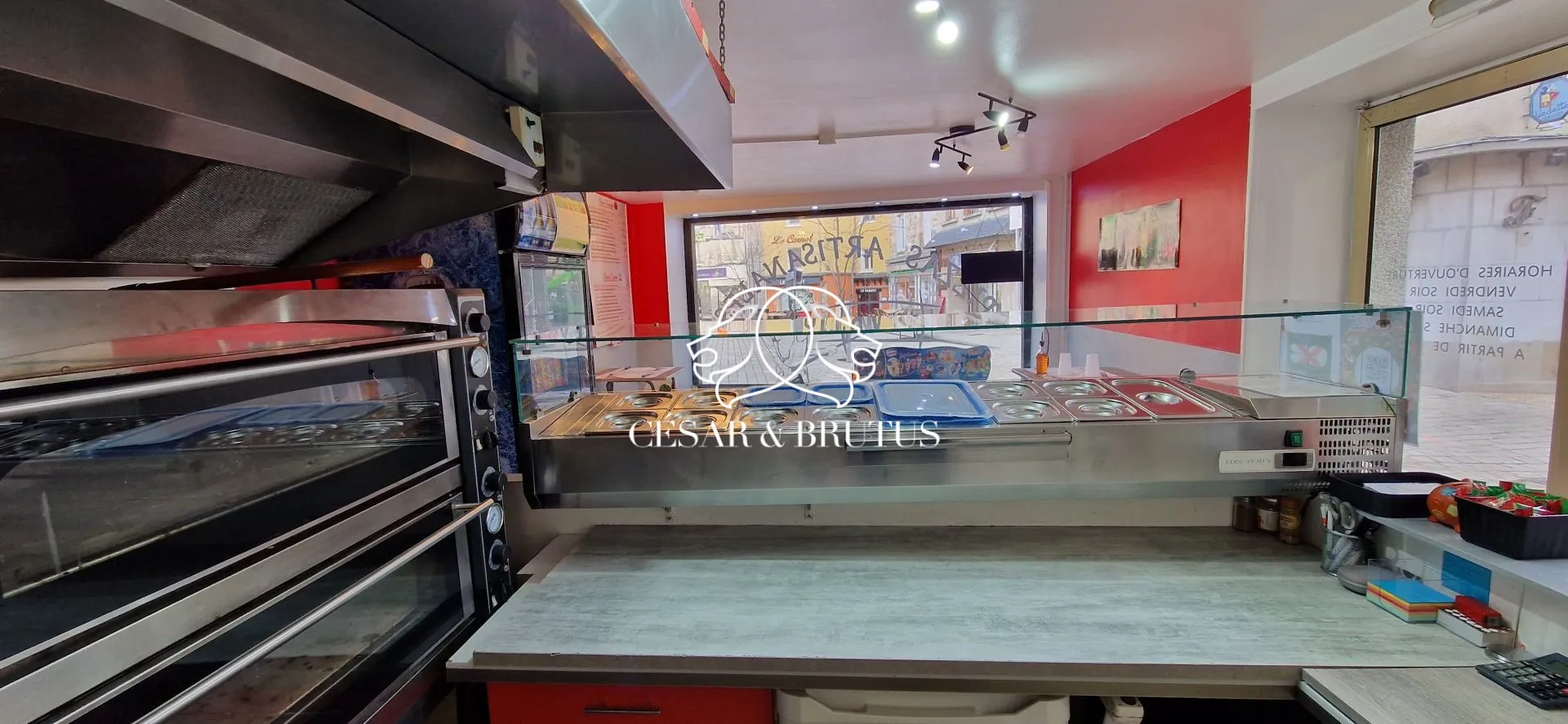 Fonds de commerce pour restaurant en hyper-centre d'Yssingeaux - 31 m² 