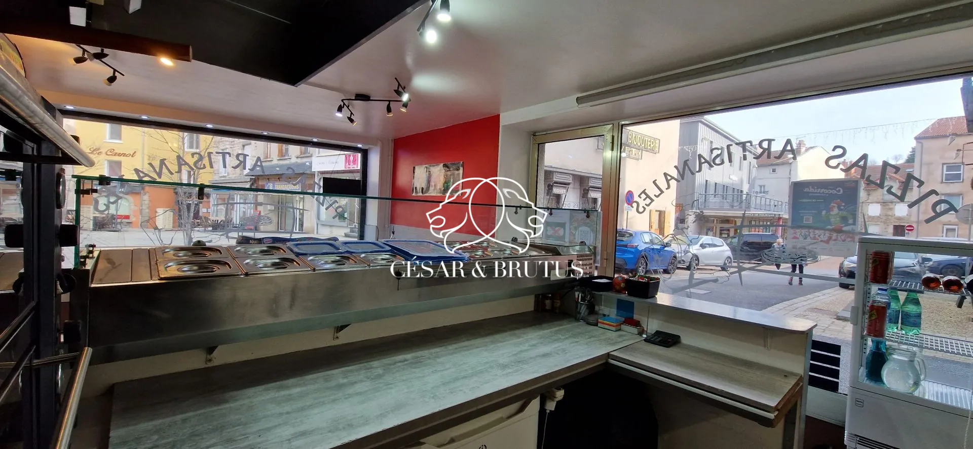 Fonds de commerce pour restaurant en hyper-centre d'Yssingeaux - 31 m² 