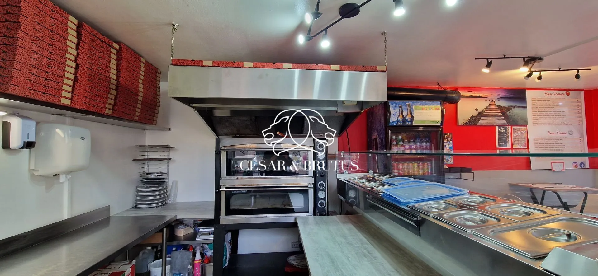 Fonds de commerce pour restaurant en hyper-centre d'Yssingeaux - 31 m² 