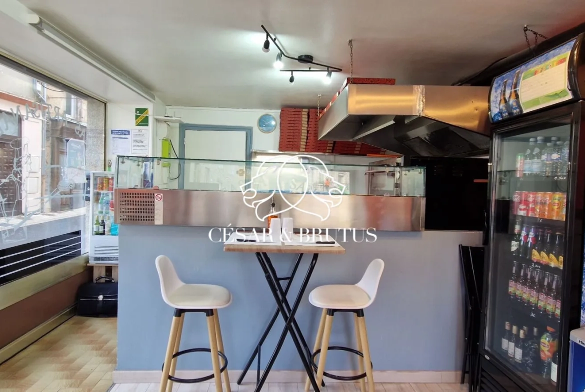 Fonds de commerce pour restaurant en hyper-centre d'Yssingeaux - 31 m² 