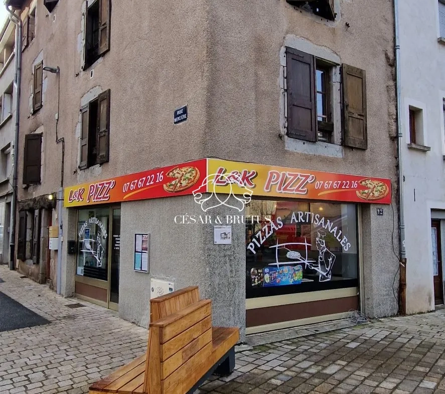 Fonds de commerce pour restaurant en hyper-centre d'Yssingeaux - 31 m² 