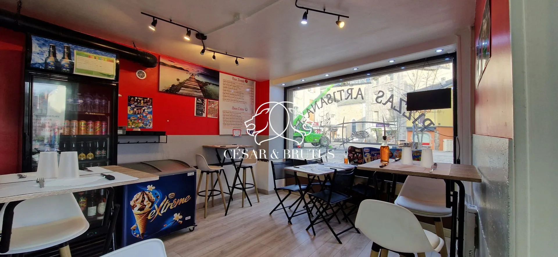 Fonds de commerce pour restaurant en hyper-centre d'Yssingeaux - 31 m² 
